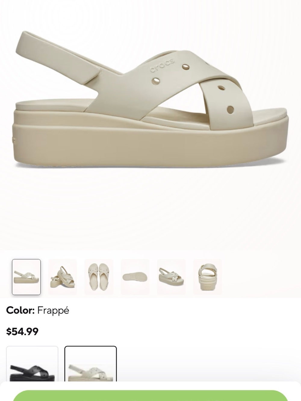 NWT Crocs Brooklyn Sandal